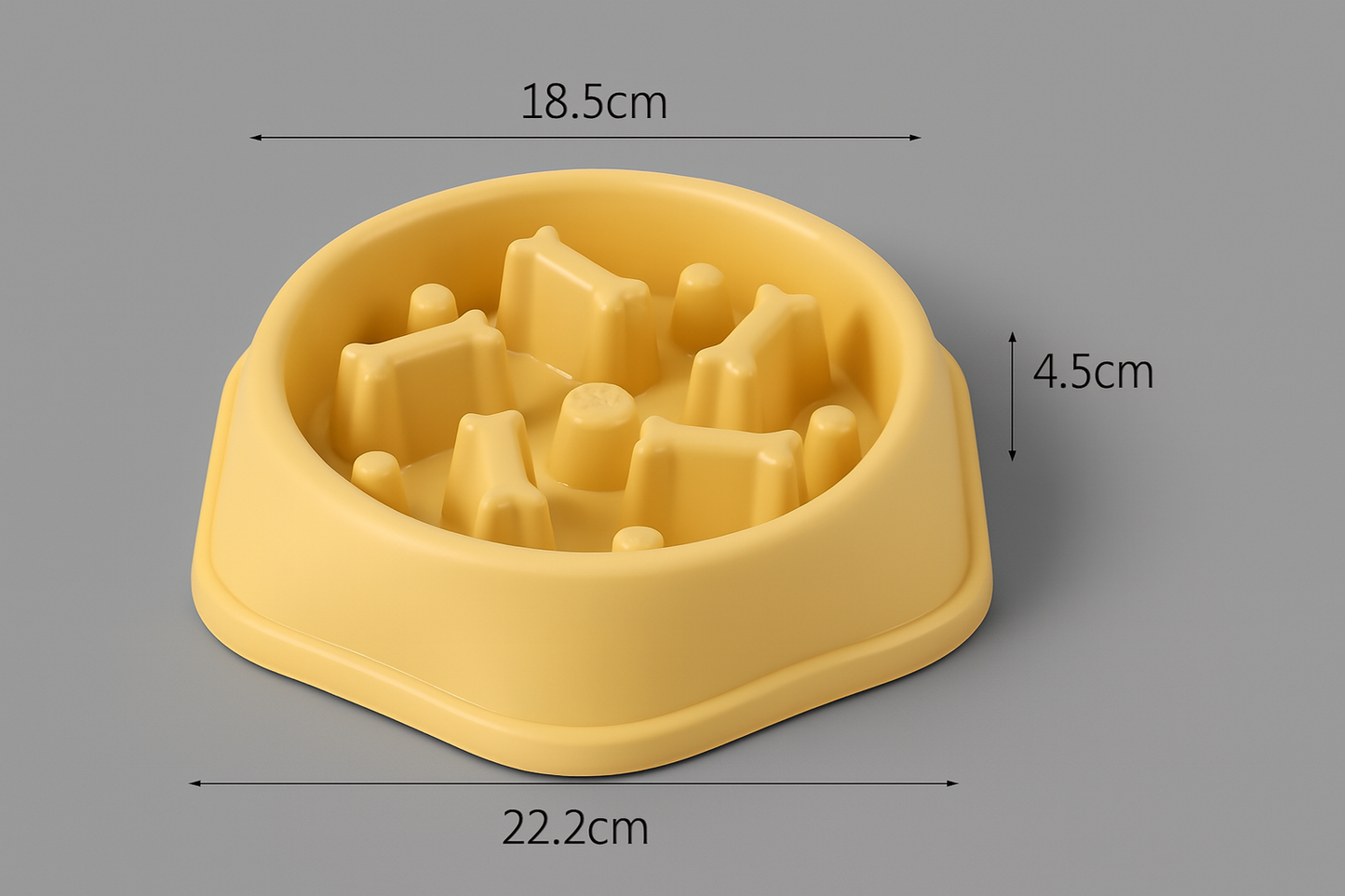 Slow Feeder Bone Bowl