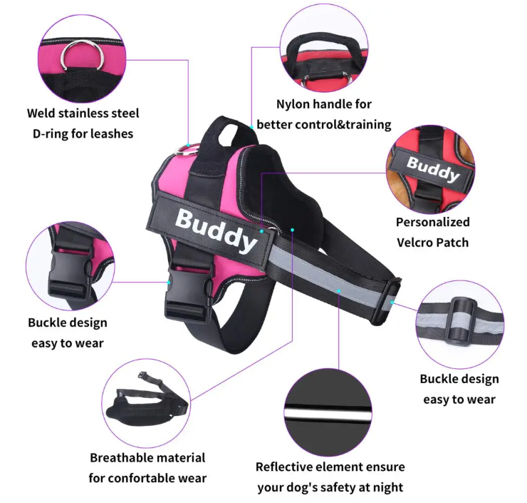 PawSecure No-Pull Harness (Customizable)