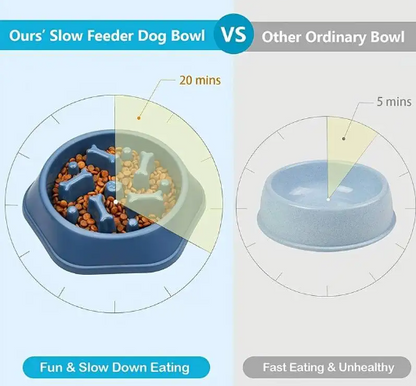 Slow Feeder Bone Bowl